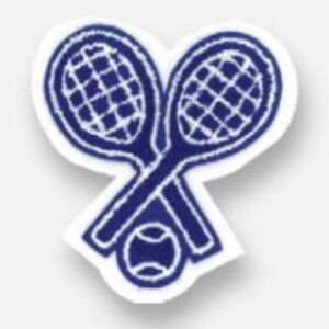 Crossed Tennis Rackets w/ Ball