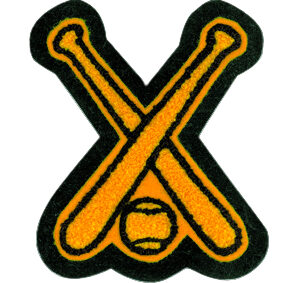 Crossed Bats and Ball